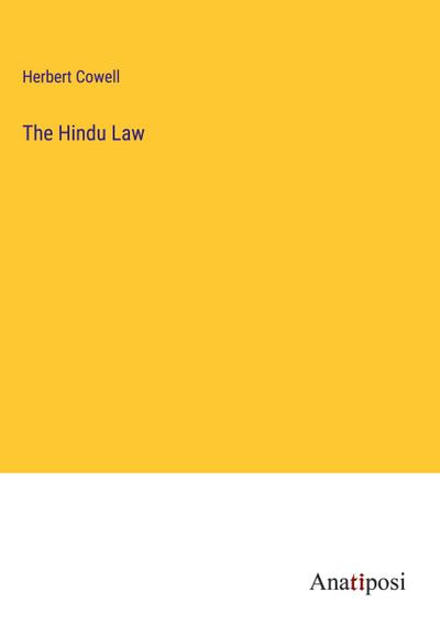 The Hindu Law