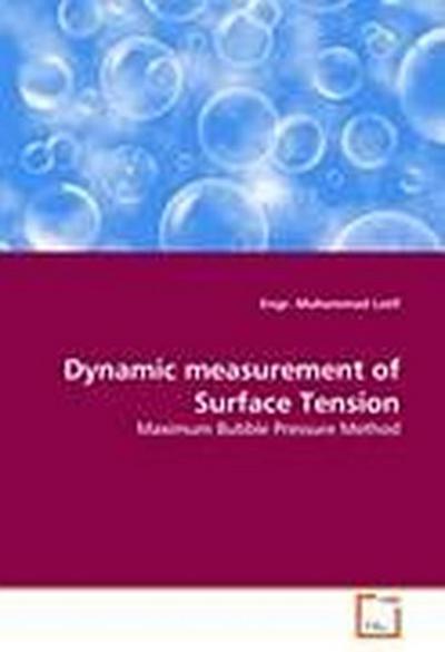 Dynamic measurement of Surface Tension