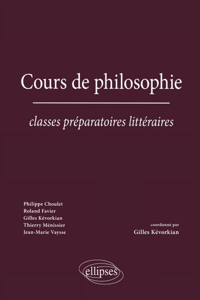 Cours de philosophie - Classes préparatoires littéraires