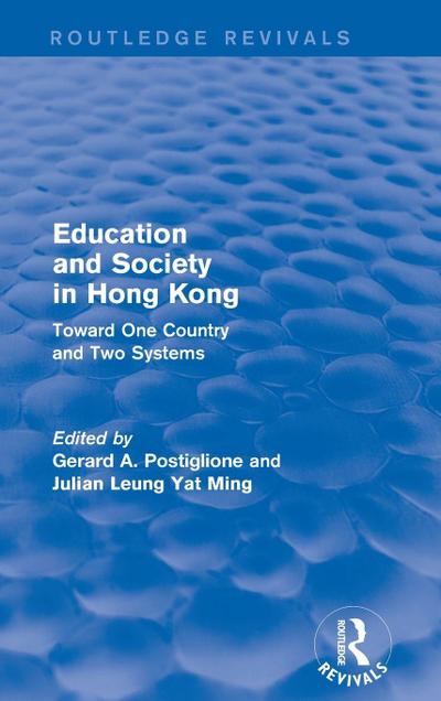 Education and Society in Hong Kong