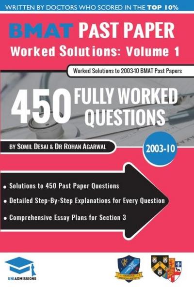 BMAT Past Paper Worked Solutions Volume 1
