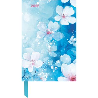 Bright Flowers 2026 - Diary - Buchkalender - Taschenkalender - 10x15
