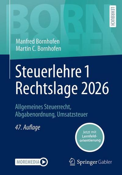 Steuerlehre 1 Rechtslage 2026