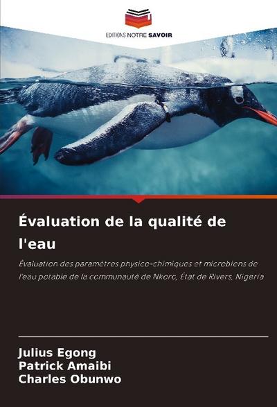 Évaluation de la qualité de l’eau