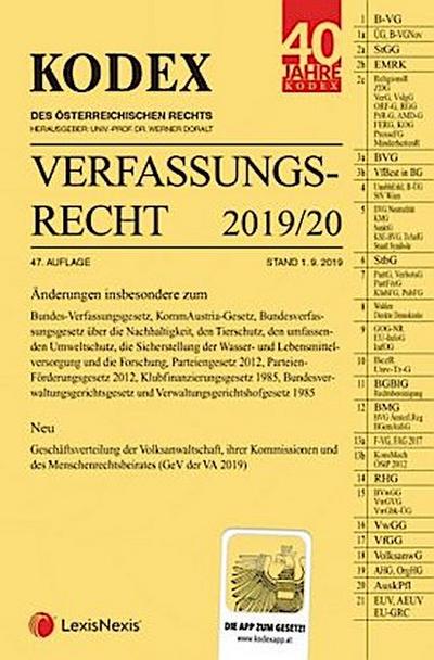 KODEX Verfassungsrecht 2019/20