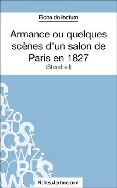 Armance ou quelques scènes d’un salon de Paris en 1827