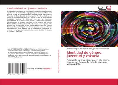 Identidad de género, juventud y escuela
