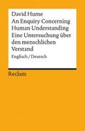 An Enquiry Concerning Human Understanding/Eine Untersuchung über den menschlichen Verstand