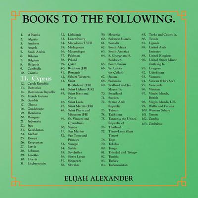 BOOKS TO THE FOLLOWING.