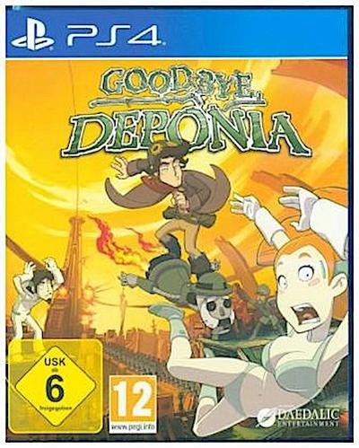 Goodbye Deponia, 1 PS4-Blu-ray Disc