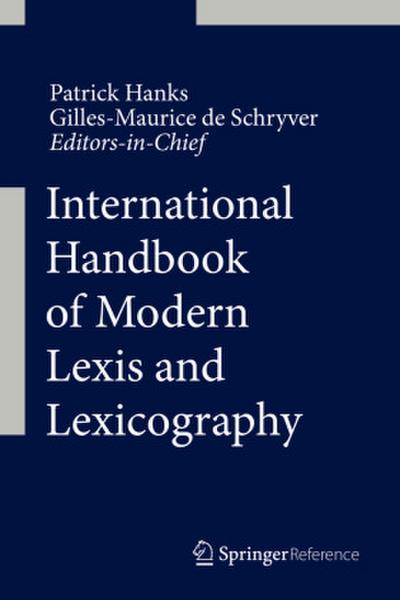 International Handbook of Modern Lexis and Lexicography, m. 1 Buch, m. 1 E-Book