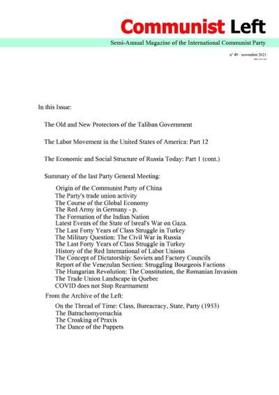 Communist Left Magazine #49