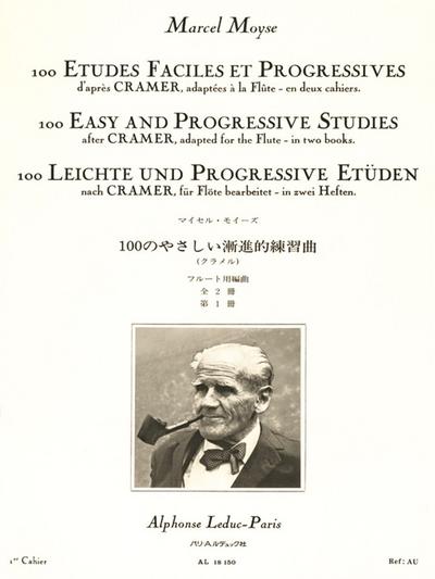 100 études faciles et progressivesd’après Cramer vol.1 pour flûte