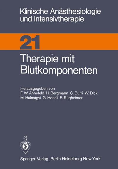 Therapie mit Blutkomponenten