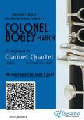 Bb Clarinet 1 part of "Colonel Bogey" for Clarinet Quartet