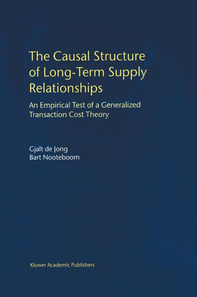 Causal Structure of Long-Term Supply Relationships