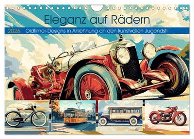 Eleganz auf Rädern (Wandkalender 2026 DIN A4 quer), CALVENDO Monatskalender