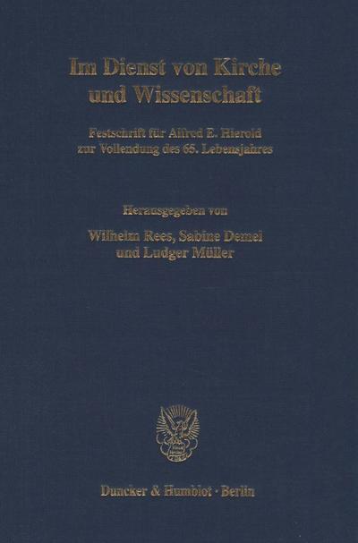 Im Dienst von Kirche und Wissenschaft
