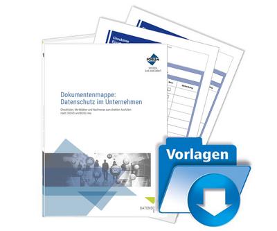 Dokumentenmappe: Datenschutz im Unternehmen: Premium-Ausgabe