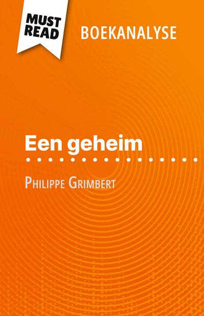 Een geheim van Philippe Grimbert (Boekanalyse)