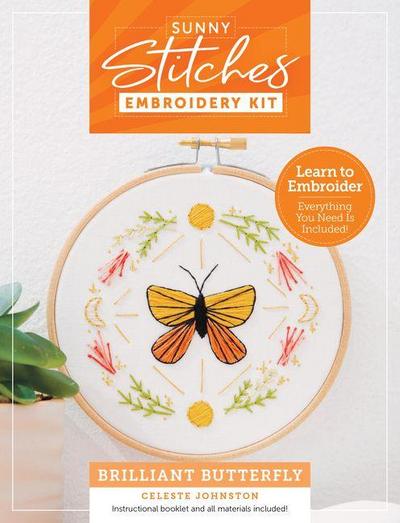 Sunny Stitches Embroidery Kit Brilliant Butterfly