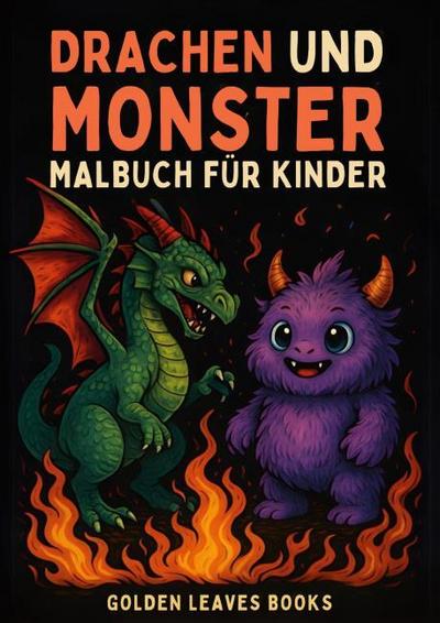 Drachen und Monster Malbuch für Kinder