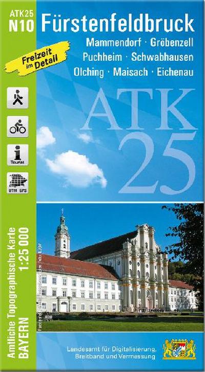 ATK25-N10 Fürstenfeldbruck (Amtliche Topographische Karte 1:25000)