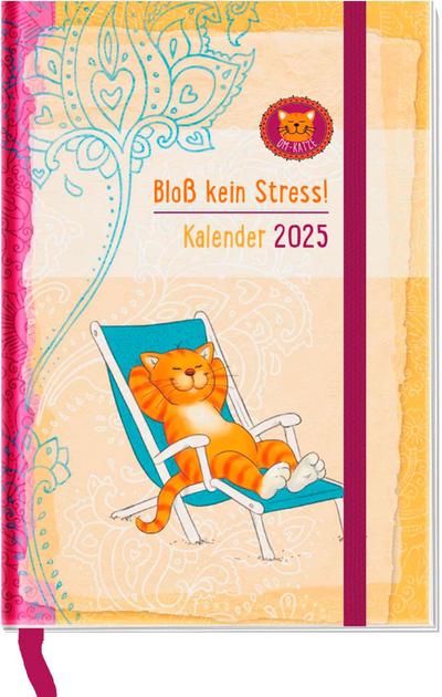 Taschenkalender 2025: Om-Katze: Bloß kein Stress!