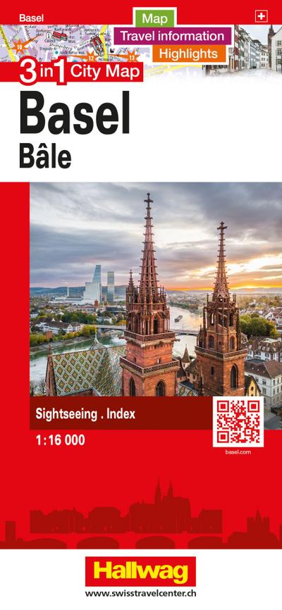 Hallwag Stadtplan Basel