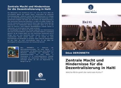 Zentrale Macht und Hindernisse für die Dezentralisierung in Haiti