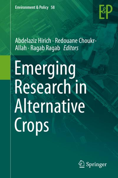 Emerging Research in Alternative Crops