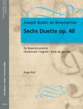 6 Duette op.40 für Bassinstrumente (Vc/Fag/Violen da Gamba)