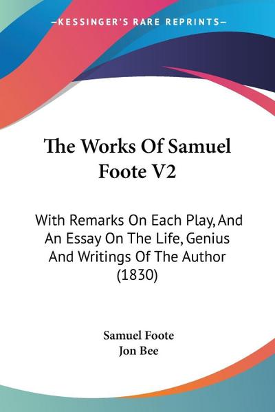 The Works Of Samuel Foote V2