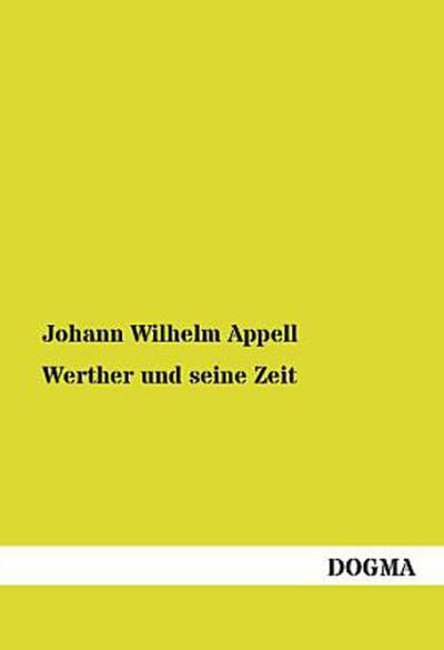Werther und seine Zeit