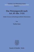 Das Weisungsrecht nach Art. 85 Abs. 3 GG.