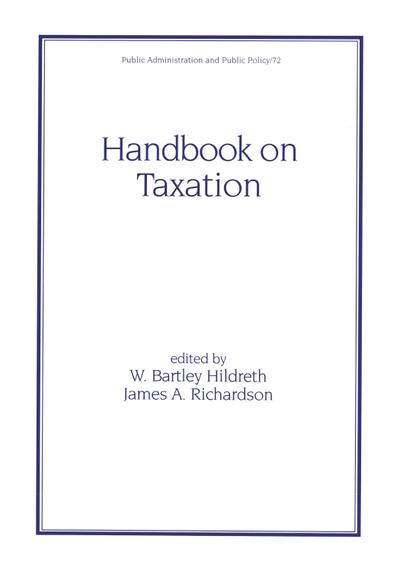 Handbook on Taxation