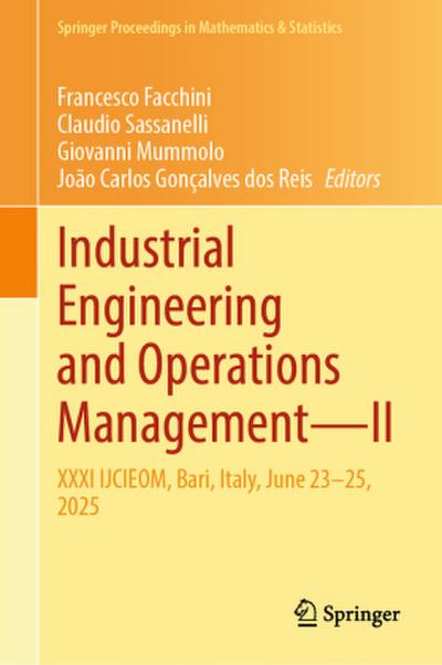 Industrial Engineering and Operations Management-II