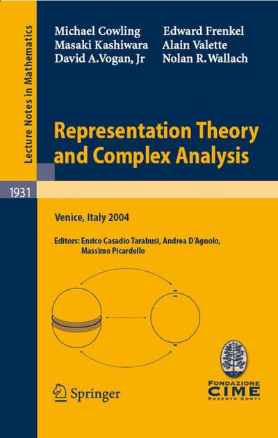 Representation Theory and Complex Analysis