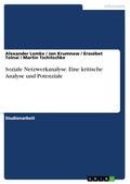 Soziale Netzwerkanalyse. Eine kritische Analyse und Potenziale