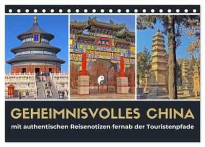 Geheimnisvolles China 2026 (Tischkalender 2026 DIN A5 quer), CALVENDO Monatskalender