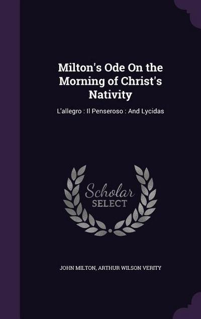 Milton’s Ode On the Morning of Christ’s Nativity