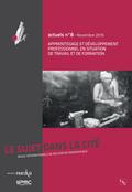 Apprentissage et developpement professionnel en situation de travail et de formation