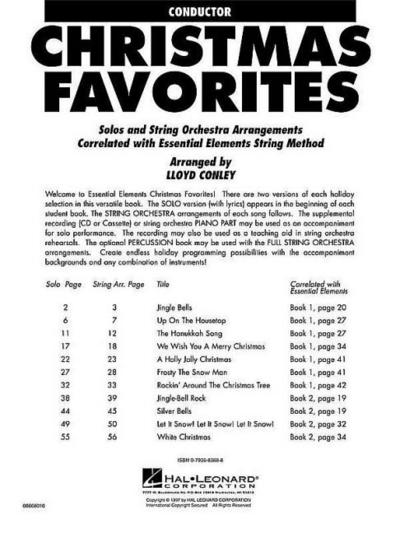 Essential Elements Christmas Favorites for Strings: Conductor - Lloyd Conley