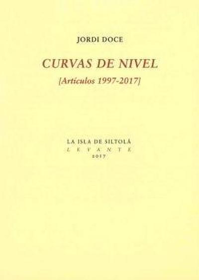 Curvas de nivel : [artículos 1997-2017]