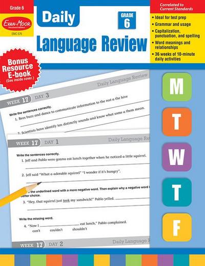 Daily Language Review, Grade 6 Teacher Edition