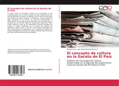 El concepto de cultura en la Gaceta de El País