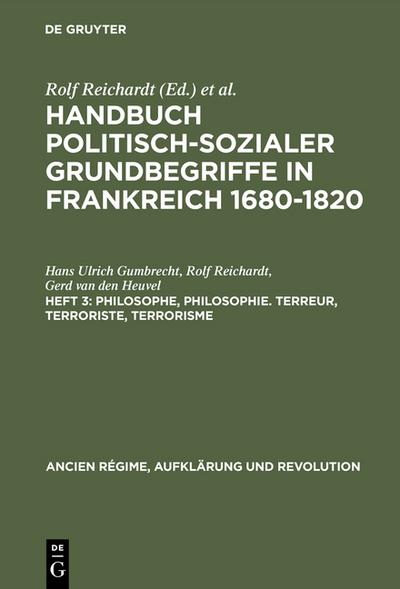 Philosophe, Philosophie. Terreur, Terroriste, Terrorisme