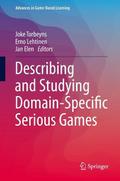 Describing and Studying Domain-Specific Serious Games