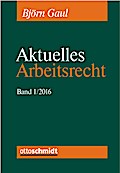 Aktuelles Arbeitsrecht 2016