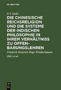 Die chinesische Reichsreligion und die Systeme der